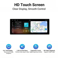 LODARK N5Pro 12.3" 2K QLED Radio para Auto con Marco, Android 14, Navegación UIS7865, CarPlay Inalámbrico, Android Auto, WiFi 5G, DSP 36EQ