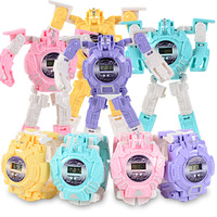 Relojes Digitales para Niños 3 en 1, Juguetes Transformables, Reloj Robot Deformable, Juguetes Robot DIY, Regalos para Niños, Juguetes Reloj