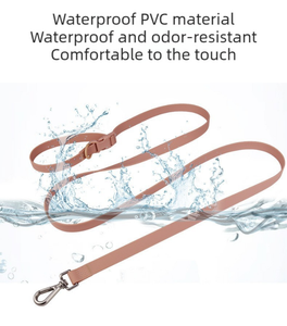 Custom Printed PVC Nylon Webbing Dog <b>Leash</b> Solid Ribbon Design Heat Transfer Waterproof Rubber Coated Durable <b>Pet</b> Training <b>Leash</b> - Product Image 6
