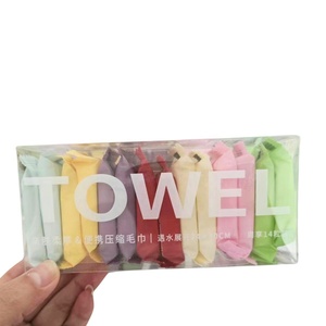 Cổ Điển Mô Nhỏ 14 Pcs Thiết Lập Trong Hộp <span class=keywords><strong>PVC</strong></span> Dễ Dàng Có Nén Khăn Tốt Nhất Người Bán Ma Thuật Nén Mặt Khăn Máy Tính Bảng - Product Image 4