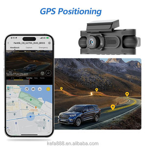 3 inch IPS màn hình bốn ống kính Xe DVR G-Sensor Video Recorder Camera đen xe Dash Cam Màn hình wifi hỗ trợ 4 ống kính GPS 1080P - Product Image 3