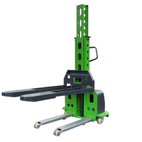 Chariot élévateur à chargement automatique pour palettes standard européennes, 500 kg, chariot élévateur électrique pour le chargement et le déchargement des camions avec mât simple