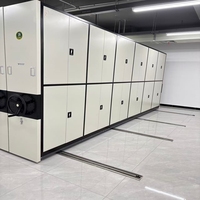 Sistemas de Archivo Móviles de Alta Densidad con Estructura KD, Estanterías Metálicas Modernas Ajustables para Hogar, Oficina, Escuela, Banco y Almacén