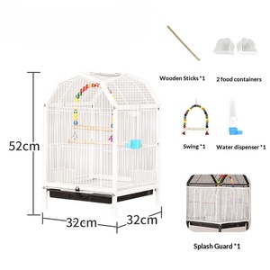 Vente directe usine : Grande cage décorative pour perroquets, grande cage pour agapornis, cage d'élevage pour canaris, cage pour animaux de compagnie - Product Image 5