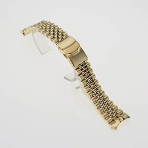 Correa de Reloj de Acero Inoxidable 316L de Cinco Eslabones, Diseño Personalizado OEM, Resistente y Sólida, 22mm, Tipo Jubilee, para Relojes - Product Image 3