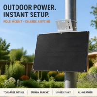 Mini panneau solaire flexible OEM étanche IP68 6V 12V 18V 5W 15W 20W 25W 50W ETFE PERC, petit module PV pour caméra, IoT, sécurité