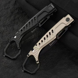 มีดพับ ER Ghost ปรับแต่งได้ ระดับ OEM สำหรับตั้งแคมป์ ใบมีดคมกริบ ทำจากเหล็กกล้าไร้สนิม 3CR13 ด้ามจับอะลูมิเนียม ขนาด 22 ซม. 1 ชิ้น - Product Image 4
