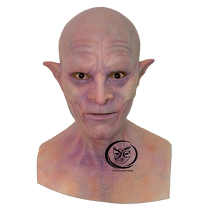 Máscara de Silicona Realista Hecha a Mano en Fábrica, para Cosplay, Fiestas, Halloween, Máscara Facial de <span class=keywords><strong>Vampiro</strong></span> Realista, Diseño Personalizado - Product Image 1