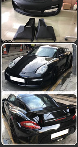 ICOOH Racing ABS Kit de carrosserie aile de becquet avant arrière pour <span class=keywords><strong>Porsche</strong></span> 987 Caycan <span class=keywords><strong>Techart</strong></span> - Product Image 2