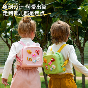 Childrens <b>Backpack</b> 13 Inches Cartoon Pattern <b>Waterproof</b> For Kids Travel <b>School</b> Use - Product Image 2