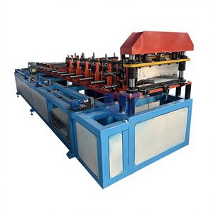 Máquina perfiladora de estanterías de acero para supermercados, con control PLC, bomba de motor hidráulico y fácil operación - Product Image 1