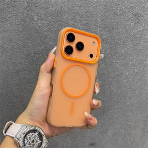 Funda Magnética para Teléfono Color Caramelo para <span class=keywords><strong>iPhone</strong></span> 17 Pro Max, Funda de Teléfono Mate Translúcida de Lujo para <span class=keywords><strong>iPhone</strong></span> <span class=keywords><strong>11</strong></span> - Product Image 2