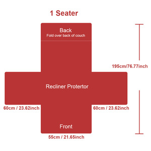 Haoen Pocket Starlight Integrated <b>Sofa</b> <b>Cover</b> Universal Waterproof Reversible Solid Color 145-185CM All Season Slipcover - Product Image 4