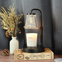 Nouveau design de lampe chauffe-bougie parfumée chauffe-bougie électrique fondante avec fonction minuterie pour bougies