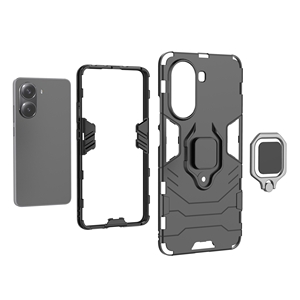 Funda de Armadura Anticaídas Estilo Pantera para Xiaomi Poco X7 <span class=keywords><strong>Pro</strong></span> X7 M7 <span class=keywords><strong>Pro</strong></span> <span class=keywords><strong>5G</strong></span> F6 X5 X6 F7 <span class=keywords><strong>Pro</strong></span> con Soporte de Anillo a Prueba de Golpes para Poco X4 X3 F4 GT - Product Image 3