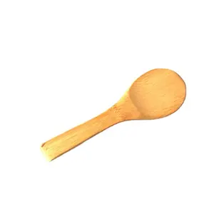 Utensilios de cocina de bambú respetuosos con el medio ambiente, conjunto de utensilios de cocina, accesorios de cocina, espátula de bambú con Logo OEM de seda negra, en venta