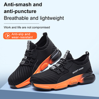 Calzado de Seguridad con Puntera de Acero Ligero y Transpirable para Hombre y Mujer, Estilo Deportivo, Zapatos de Trabajo Industriales Zapatos de Senderismo.