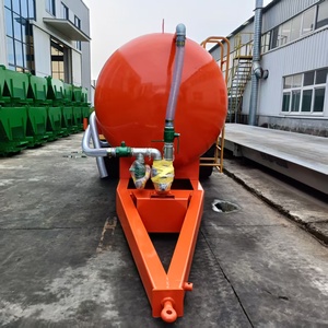 पुल प्रकार वैक्यूम हाइड्रोलिक चालित स्लरी टैंकर तरल ट्रैक्टर स्लरी टैंकर - Product Image 2