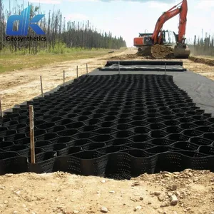 50/100/250mm HDPE Geocell Erosion Control 100% Virgin Material Geocell For Road Construction