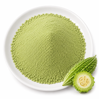 Poudre de melon amer, extrait de melon amer séché par pulvérisation, sans OGM, casher, pour capsules, thé, boisson, soutien glycémique, usine OEM