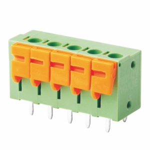 वांजी 2.54 मिमी पिच स्प्रिंग टर्मिनल ब्लॉक WJ141R-2.54 - Product Image 5