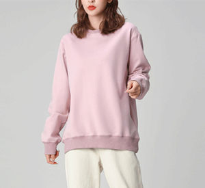 Unisex Sherpa Pullover <b>Hoodies</b> Plus Size Women's Custom Designed Fleece Garment Breathable Street Style Embroidered Logo - Product Image 2