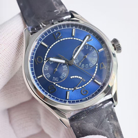 Collection de montres de luxe unisexe, automatiques, mécaniques, avec réserve de marche, boîtier en acier inoxydable, résistance à l'eau 50 bars, calendrier complet