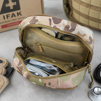 Trousse de premiers secours tactique Oxford 600D, pochette médicale d'urgence pour la survie en milieu sauvage, soins des traumatismes en plein air, rangement
