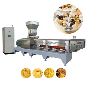 Máquina de fabricación de escamas de maíz y queso, línea de producción de hojaldre de maíz, vendedor de fábrica de China