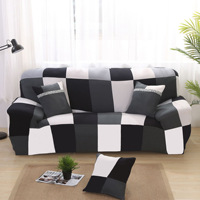Housse de canapé imperméable moderne extensible pour canapé Protecteur de meubles pour animaux de compagnie avec fond élastique pour enfants et chiens