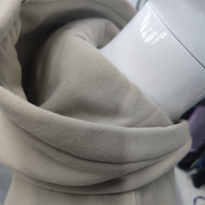 เสื้อฮู้ดผู้ชายโอเวอร์ไซส์สะพายไหล่ทรงหลวมโลโก้ออกแบบได้ตามต้องการ - Product Image 3