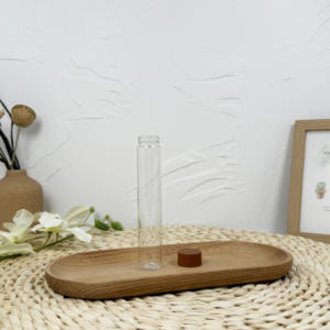 Tube à essai en plastique PET transparent direct d'usine avec bouchon à vis pour emballage de lacet - Product Image 4