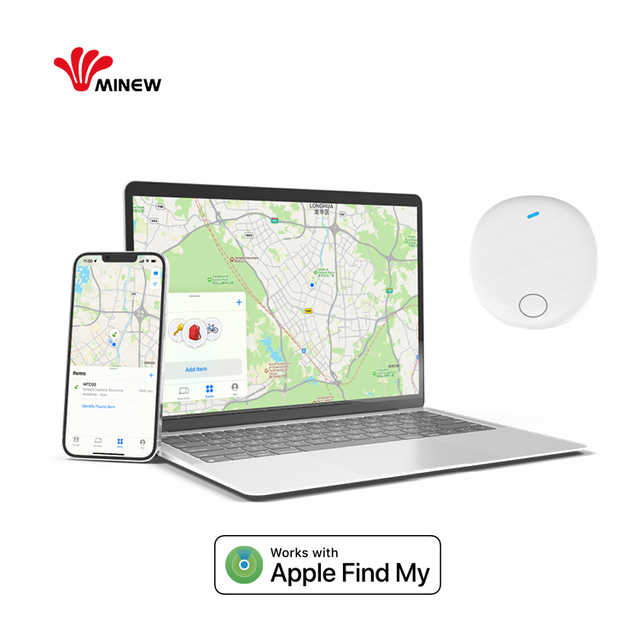 Minew MTC02 Anti Lost Smart Finder ID Tag Slim Tracker and Item Locator Bluetooth Luggage Tag Wireless Tracker Key Finder