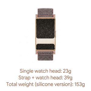 Bracelet connecté intelligent avec contrôle via application Android, suivi <span class=keywords><strong>de</strong></span> la fréquence cardiaque, <span class=keywords><strong>de</strong></span> l'oxygène sanguin, du sommeil, mesure du stress et du HRV, étanchéité IP68, <span class=keywords><strong>en</strong></span> toile - Product Image 4