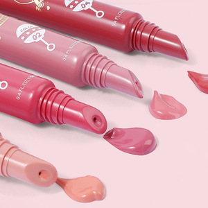 Trendy Multi-use Cheek Eye Lip Tint Liquid <b>Blush</b> Lip Cheek Dual-use Glimmer Finish Natural Highlight Cream Blushing Matte <b>Blush</b> - Product Image 2