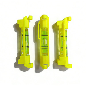 Mini nivel de burbuja de 10 cm para proyectos de bricolaje, amarillo naranja - Product Image 2