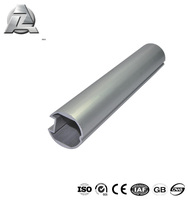 Profilé d'extrusion en aluminium demi-rond en forme de D 6063