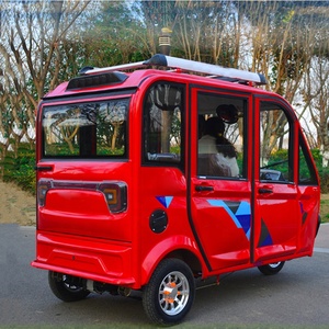 Triciclo Económico con Cabina, Neumático de Tres Ruedas, 1200W 2000W 3000W, Triciclo Pedicab, Triciclo Reversible para Adultos - Product Image 4