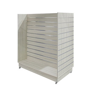 Estantería de Supermercado de Doble Cara Keway, Panel de Láminas de 4 pies, Unidad de Exhibición Tipo Góndola con Inserto de Aluminio Resistente - Product Image 5