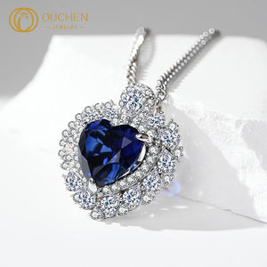 أوشن تصنيع المعدات الأصلية وأوديإم مخصص مختبر نمت الماس مصنعين قلادة للنساء بيع بالجملة k مجوهرات مخصصة - Product Image 2