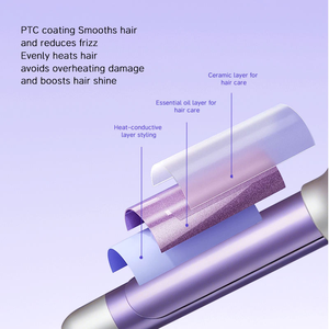 <span class=keywords><strong>Rizador</strong></span> de Pelo Cerámico PTC <span class=keywords><strong>KEMEI</strong></span> KM-3180 para Mujer, 47W, Enchufe Europeo, Calentamiento Rápido, 5 Niveles de Temperatura, Iónico, Cable Giratorio 360°, Herramienta Portátil para Peinado DIY - Product Image 3