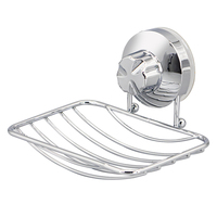 Porte-savon de salle de bain en acier inoxydable pour hôtel Porte-savon de salle de bain Support de téléphone portable pour salle de bain avec ventouse et douche