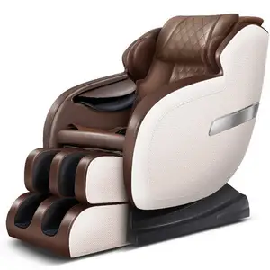 最佳价格全身按摩系统躺椅零重力豪华全身电动按摩椅3级按摩质量PU