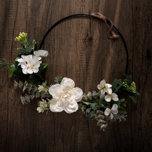 Guirlande murale de camélias Elijah, bouquet de fleurs artificielles, décoration d'intérieur, fleurs de simulation de rose CF01039 - Product Image 2