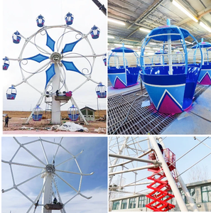 Vente flash : Mini grande roue <span class=keywords><strong>de</strong></span> 20 m, grande roue pour enfants, manèges électriques <span class=keywords><strong>de</strong></span> parc d'attractions, petits manèges <span class=keywords><strong>de</strong></span> parc d'attractions à vendre - Product Image 2