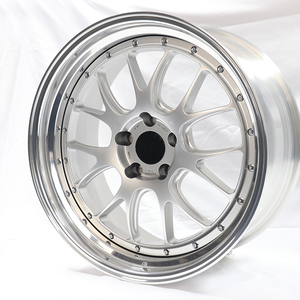 Cerchi in Lega di Alluminio Forgiati Classici Argento a Due Pezzi, 18, 19, 20, <span class=keywords><strong>21</strong></span>, 22 Pollici, Opzioni di Personalizzazione Complete - Product Image 1