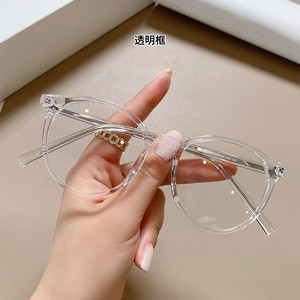 Montures de lunettes ovales transparentes, monture complète, légères, à la mode pour femmes, pour étudiants et usage quotidien - Product Image 1