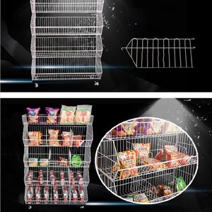 Présentoir d'épicerie étagère fil <span class=keywords><strong>grille</strong></span> 1.8-4mm Galvanisé fil de <span class=keywords><strong>fer</strong></span> - Product Image 6