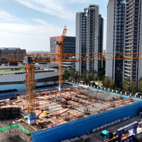 Düz Tavanlı İnşaat Ekipmanları Kule Vinç DH268 7025 Düşük Fiyatlı 12 Ton 16 Ton Kule Vinç CE Belgeli