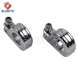 1-1/4 "1.25" 32mm <span class=keywords><strong>moto</strong></span> autoroute Crash <span class=keywords><strong>moteur</strong></span> garde repose-pieds montage "D" pinces pour Dyna - Product Image 2